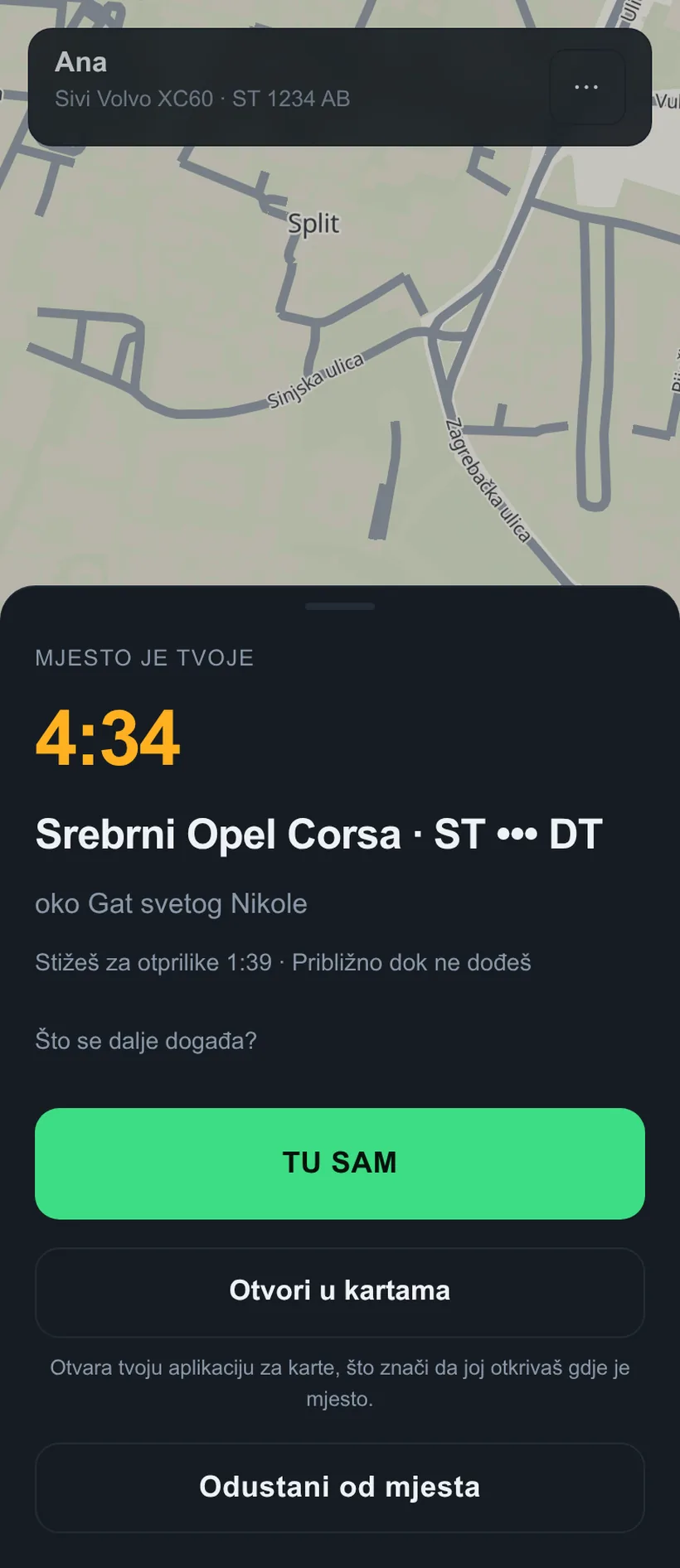 Mjesto je tvoje